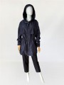 Armani granatowa parka/wiatrówka z kapturem