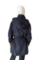 Armani granatowa parka/wiatrówka z kapturem