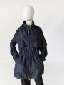 Armani granatowa parka/wiatrówka z kapturem