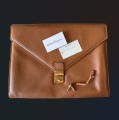 Salvatore Ferragamo duża skórzana aktówka vintage (2).jpg