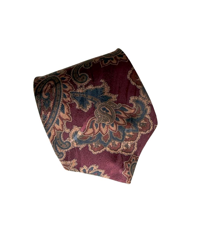Valentino jedwabny krawat vintage