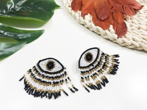 Kolczyki z motywem oka