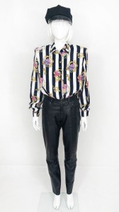 Gipsy spodnie z skóry naturalnej